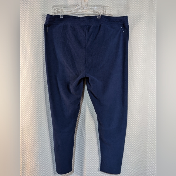 Cuddl Duds fleece lounge pants navy skinny leg size 3X fleece wear with stretch - Picture 2 of 11